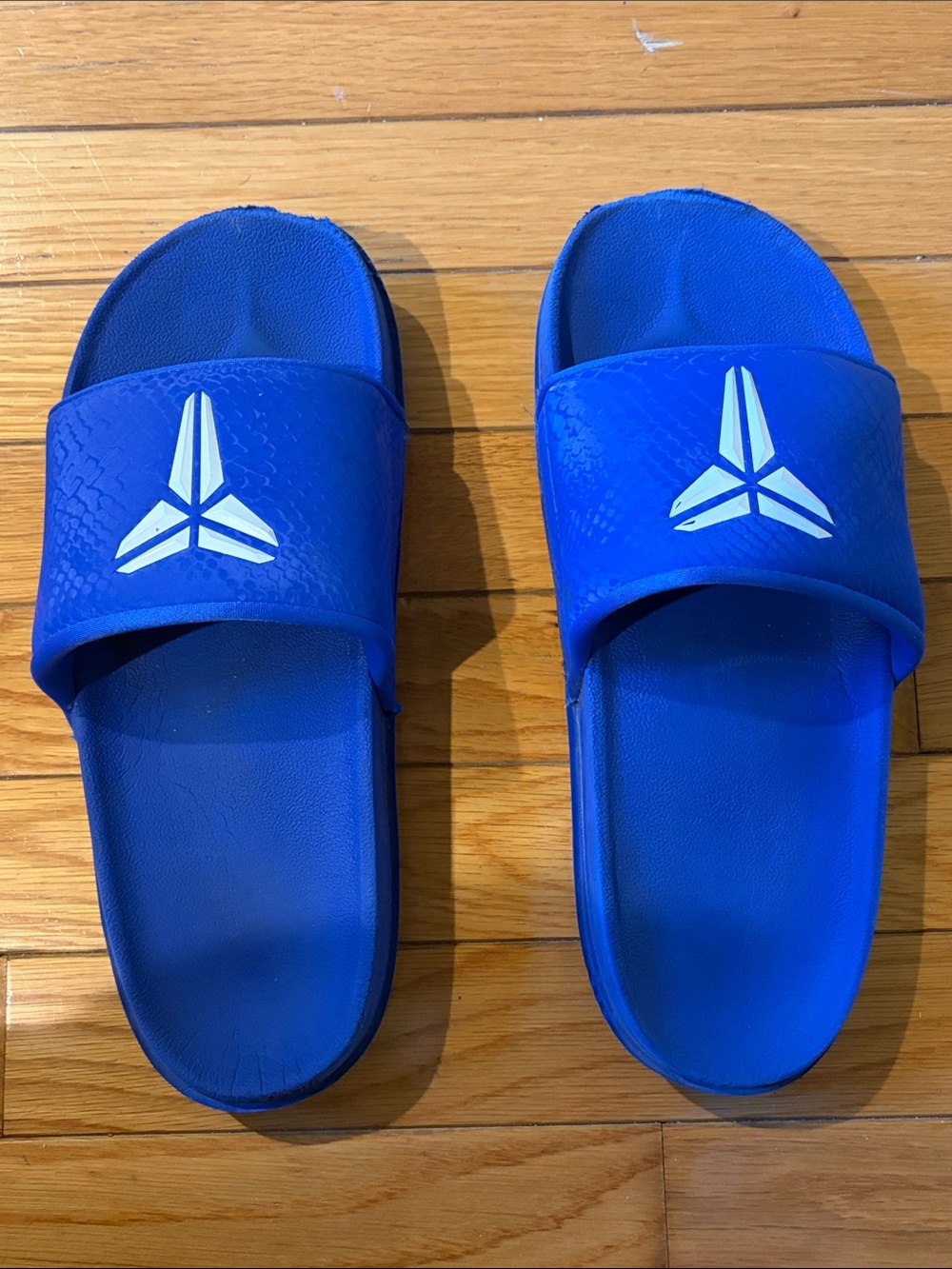 Kobe Nike Slides Blue Sheath Logo Sandals Men’s